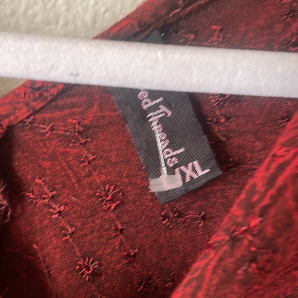 Vintage Sacred Threads red tunic blouse - Picture 5 of 7